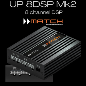 Match UP 8DSP Mk2 8/9 channel DSP amp
