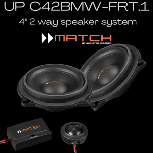 Match UP-C42bmw-FTR.1 4" 2-way BMW speakers