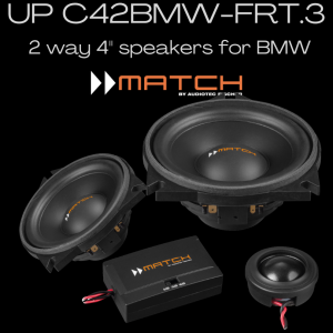 Match UP C42BMW-FRT.3 4" BMW component speakers